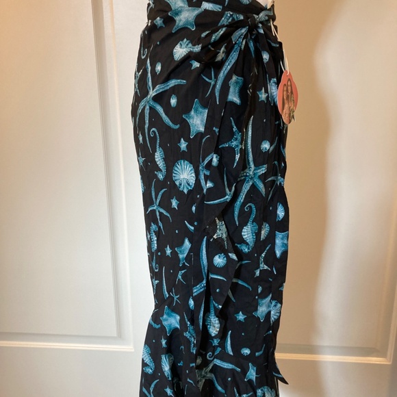 Deep Sea Print Wrap Skirt - Agua Bendita x Target - Picture 7 of 11
